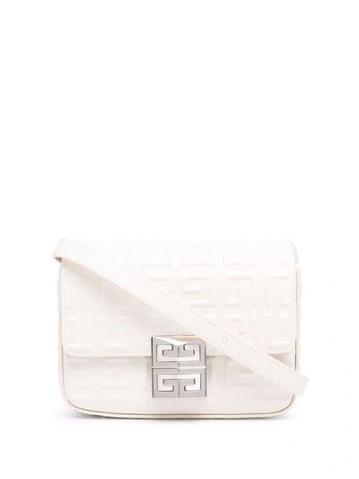 Shop Givenchy Medium 4g Crossbody Bag In White