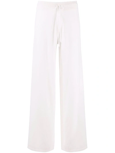Lisa Yang Sofi High-waisted Wide-leg Trousers In Neutrals