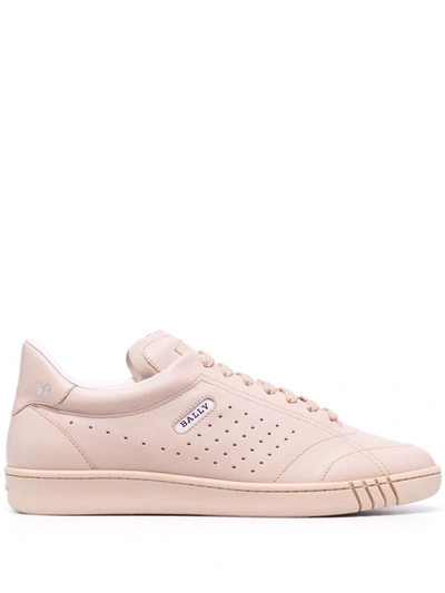 Shop Bally Winner Low-top Leather Sneakers In Rosa