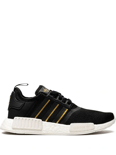 Shop Adidas Originals Nmd R1 "black/gold" Sneakers