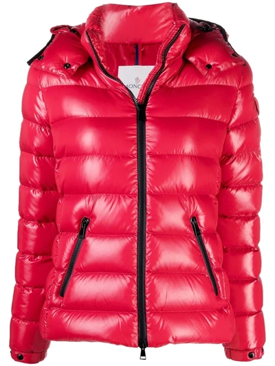 Moncler Bady Zip-up Down Jacket In Rot | ModeSens