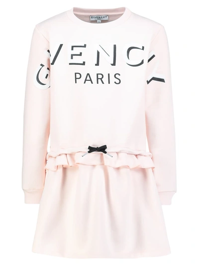 Shop Givenchy Kids Dress For Girls In Rose
