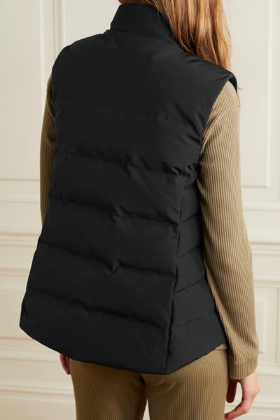 Shop Canada Goose Freestyle Quilted Shell Down Vest In Black