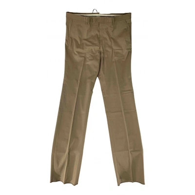 Pre-owned Gucci Slim Jean In Khaki