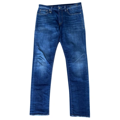 Pre-owned R13 Slim Jean In Blue