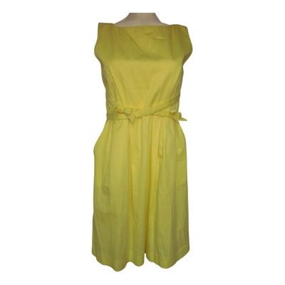 Pre-owned Tara Jarmon Mid-length Dress In Yellow