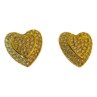 Pre-owned Escada Earrings In Gold