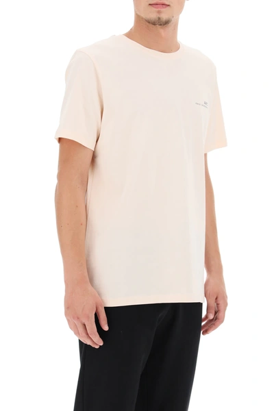 Apc Item Logo Graphic Tee In Pink
