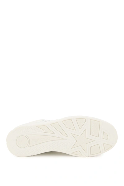 Shop Jimmy Choo Hawaii Sneakers With Pearls In White
