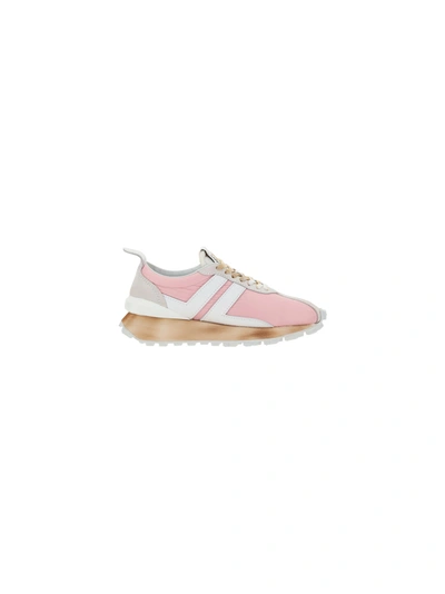 Shop Lanvin Sneakers In Pink/white