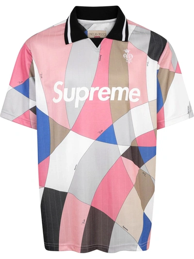 Supreme Emilio Pucci Soccer Short Dusty Pink for Men