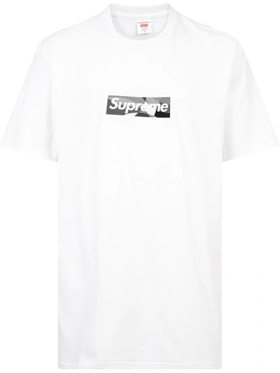Shop Supreme X Emilio Pucci Box Logo T-shirt In White