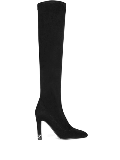 Shop Giuseppe Zanotti Teodora Extra Knee-length Boots In Black