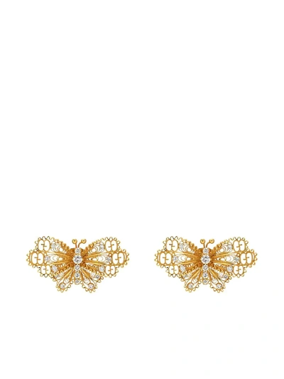Shop Gucci 18kt Yellow Gold Le Marché Des Merveilles Earrings