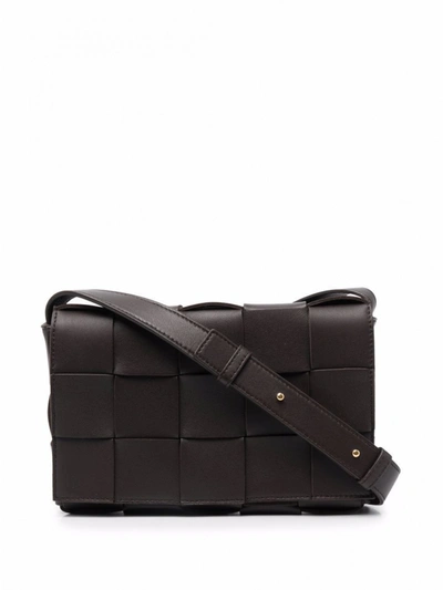 Shop Bottega Veneta Cassette Leather Shoulder Bag