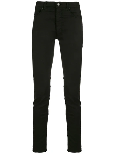 Shop Hugo Mid-rise Skinny Jeans In Black