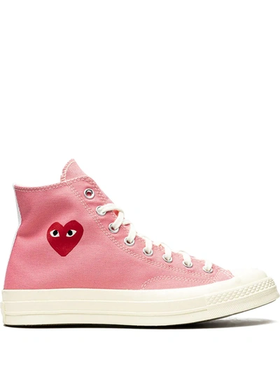 Converse X Cdg Chuck 70 High Sneakers In Pink | ModeSens