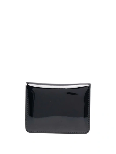 Shop Maison Margiela Four-stitch Compact Wallet In Schwarz