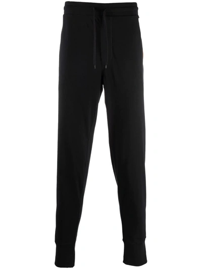 Paul Smith Artist-stripe Drawstring Track Pants In Schwarz