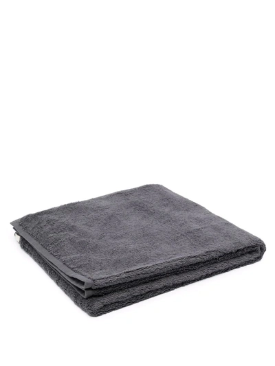 Shop Tekla Organic Cotton Towel In Grau
