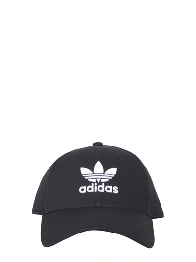 Shop Adidas Originals Baseball Cap In Black