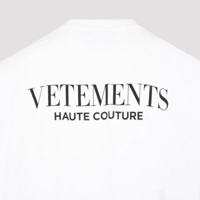 Shop Vetements Fashion T-shirt Tshirt In White