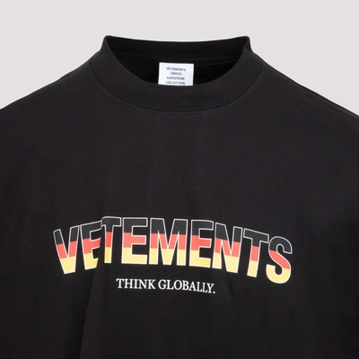 Shop Vetements Germany Logo T-shirt Tshirt In Black