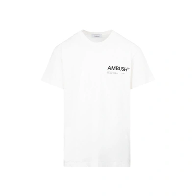Shop Ambush Jersey Workshop T-shirt Tshirt In White