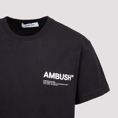 Shop Ambush Jersey Workshop T-shirt Tshirt In Black