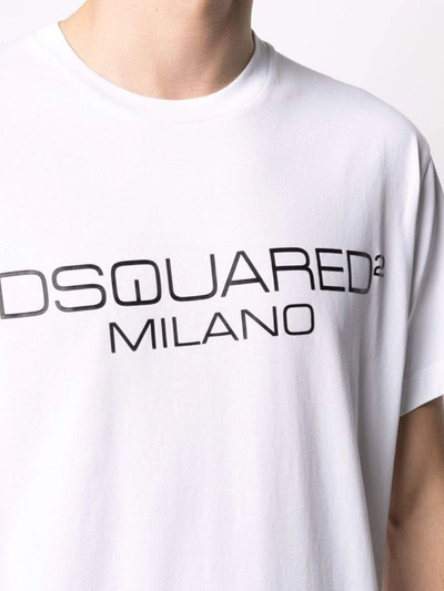 Shop Dsquared2 T-shirts And Polos White