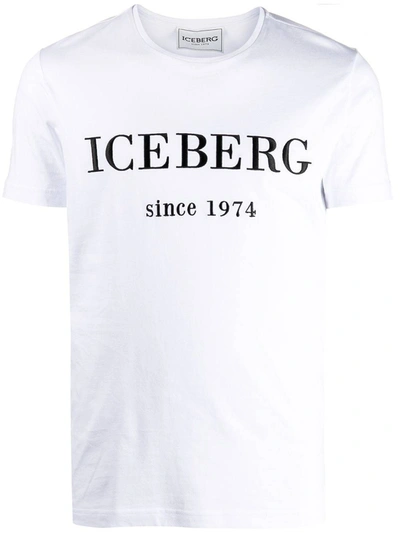 Shop Iceberg T-shirts And Polos White