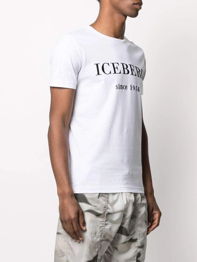 Shop Iceberg T-shirts And Polos White