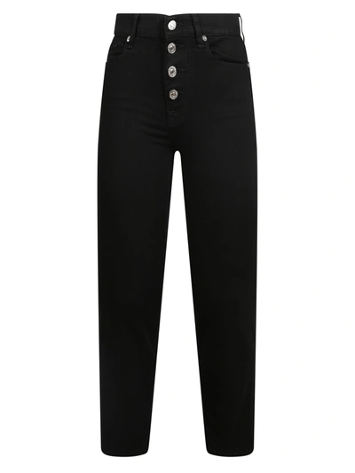 Shop 7 For All Mankind Cropped Jeans In Black