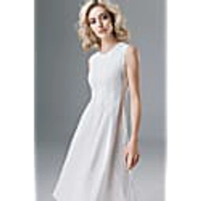 Voya Volans Midi Dress White In Midi