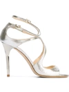 JIMMY CHOO 'Lang' sandals,LEATHER100%