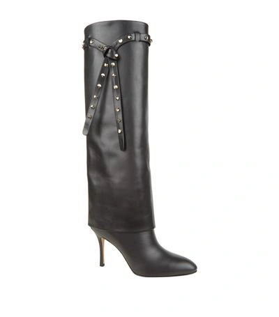 Shop Valentino Punky-ch Knee High Boot