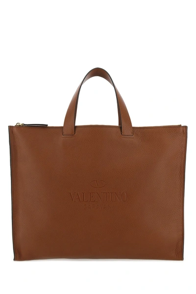 Shop Valentino Vlogo Identity Tote Bag In Red