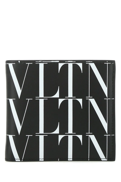 Shop Valentino Vltn Times Wallet In Black