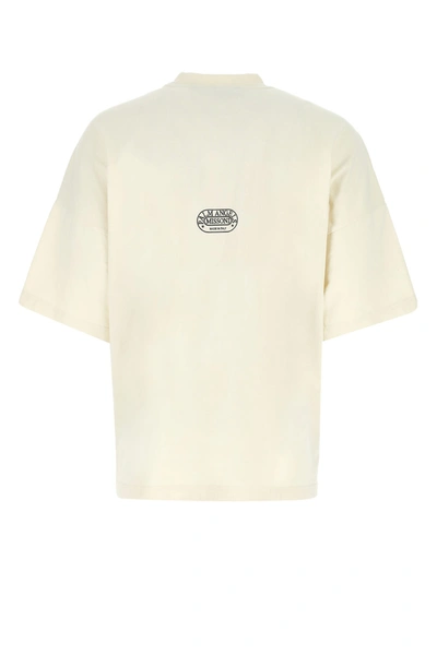 Shop Palm Angels Sand Cotton T-shirt  Nd  Uomo L