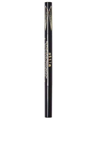 Stila Stay All Day Dual-ended Waterproof Liquid Eye Liner Intense Black 0.033 oz/ 1 ml In Intense Black