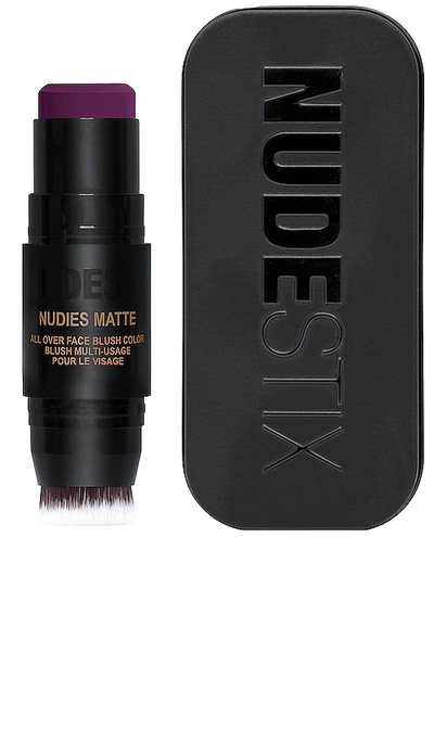 Shop Nudestix Nudies Matte All Over Face Blush Color In Moodie Blu