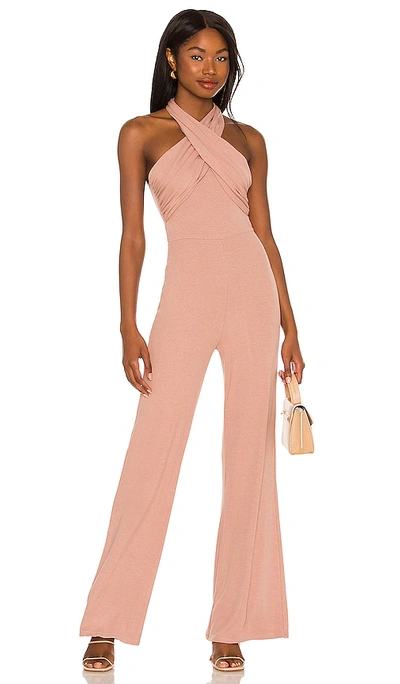 Shop Lovers & Friends Tyra Jumpsuit In 裸色