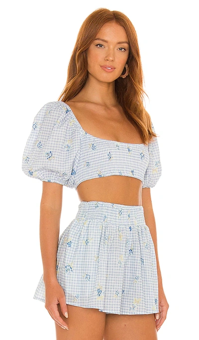 Shop Majorelle Key West Top In Polly Gingham