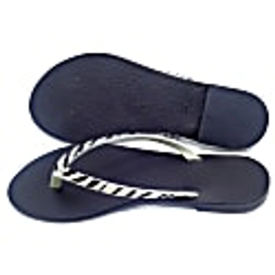 Ancientoo Flip Flops Apate Zebra In Zebra