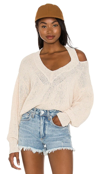 Shop Lovers & Friends Miranda Cut Out Sweater In Cream