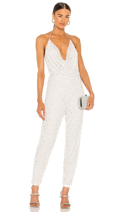 Shop Retroféte Skylar Jumpsuit In White