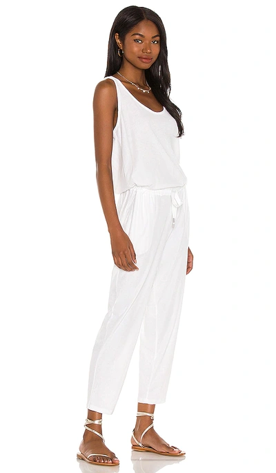 Shop Atm Anthony Thomas Melillo Tank Jumpsuit In 白色