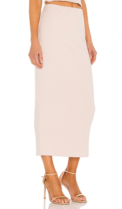 Shop Afrm Torino Skirt In Cream Tan