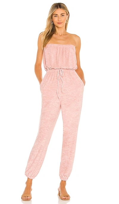 Shop Lovers & Friends Katie Jumpsuit In Rose Pink