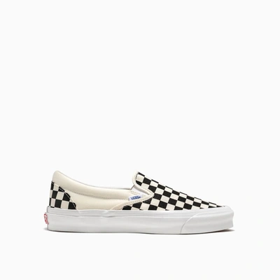 Vans Ua Classic Slip-on Stackform Sneakers Checkerboardblack/ White